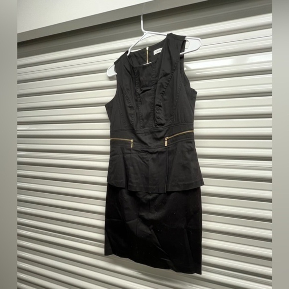 Calvin Klein Simple Black Day Dress Size 8